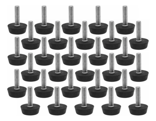 30×furniture Pés Niveladores M6 X 20 X 22mm 30pcs