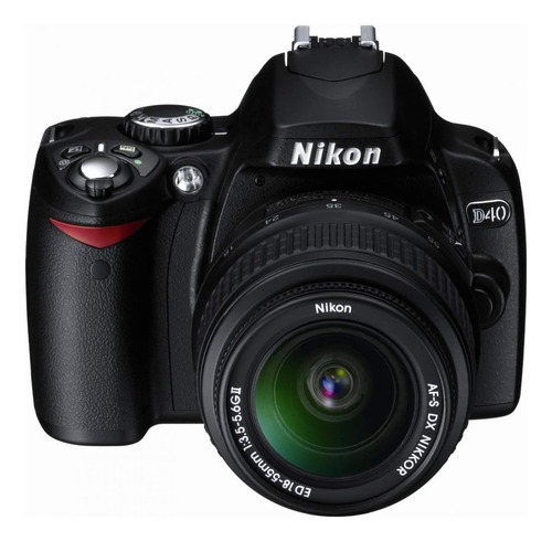 Kit De Câmera Digital Slr Nikon D40 De 6,1 Mp Com Lente Nik