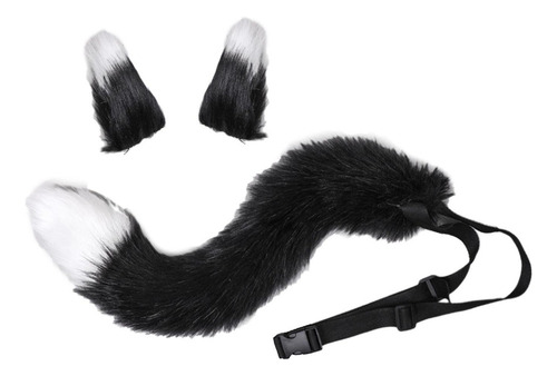 Conjunto De Orejas Y Cola De Zorro, Accesorios De Cosplay,