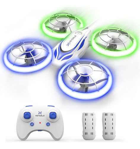 Heygelo Drones S60 Para Nios, Mini Dron Con Luces Led Para P