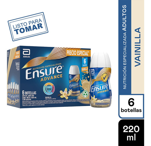 Oferta Ensure Advance Vainilla 220ml X 6und