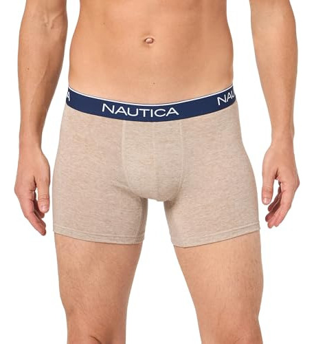 Nautica Paquete De 4 Boxers Brief Elásticos