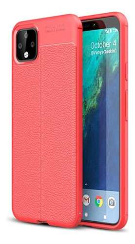 Para Google Pixel 4xl Funda De Cuero De Silicona [slim5415]