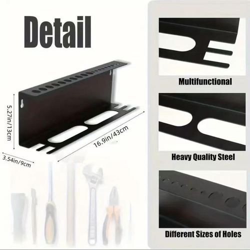 Power Tool Organizer Premium Wall Mounted Rack For Home