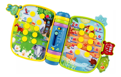 Libro Interactivo Aprendizaje Con Luz Y Sonido Poppi Baby