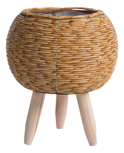Cesta Tejida For Planta Con Patas Maceta Patas De Pie De