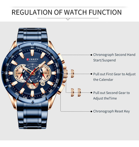 Reloj Para Hombre Hombre Reloj De Pulsera De Cuarzo