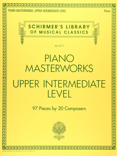 Obras Maestras Del Piano: Nivel Intermedio Superior - Biblio