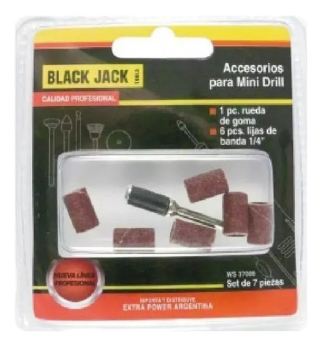 Set Kit X 6 Lija + Eje Para Minitorno Ruhlmann