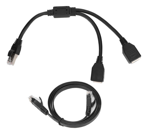 Rj45 Y Splitter Adapter Ethernet Cable Extension Function 1
