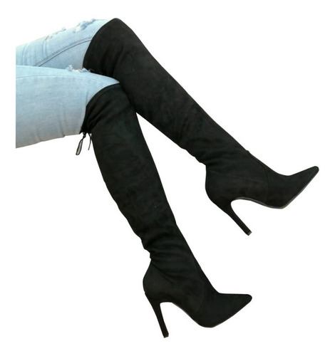 Botas Altas Mujer Tacon Delgado Strech