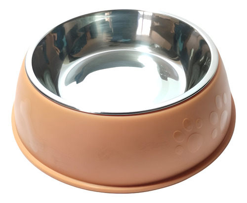 Tazón Para Perro 2 Piezas Despegable De Acero Inoxidable