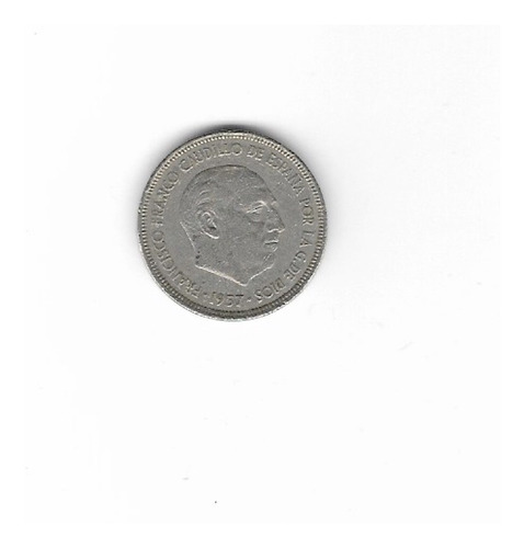 Ltc341. Moneda De 5 Pesetas De España De 1975