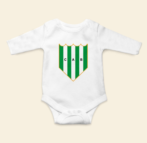 Body Futbol Personalizado Banfield Algodon Manga Larga