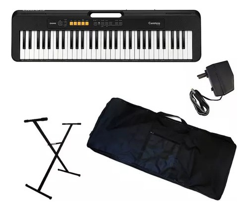 Combo Teclado Casio Ct-s100 Fuente Soporte Funda Tm