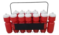 Comprar Canasto + 12 Caramañolas 750cc Botellas Hidratacion 