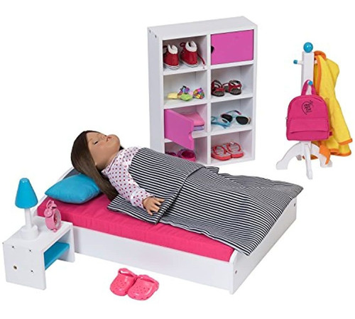 Juego De Muebles De Dormitorio Modernos Para Muñecas De Bebé