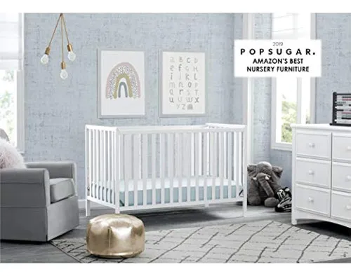 Cuna Convertible 4 En 1 Delta Children Heartland, Bianca Whi