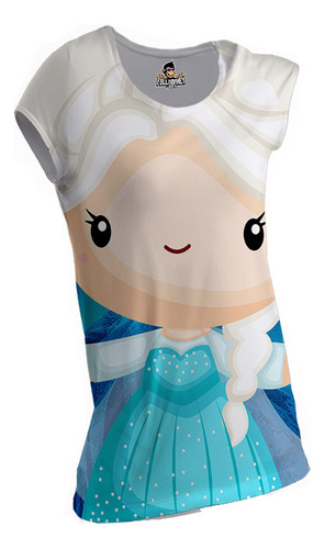 Camison Pijama Princesas Caricatura Elsa Princesa Comoda