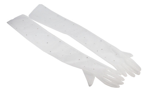 Luvas De Noiva Até O Cotovelo, Luvas Longas Para Cosplay À N