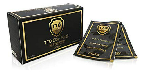 Tto Thermal Clay Mask With Tea Tree Oil 12pcs-box