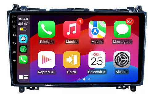 Multimidia Mercedes Sprinter 9p Android Carplay 2/32gb Voz