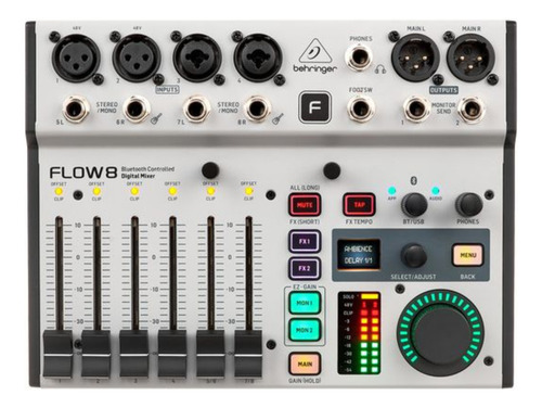 Mesa Digital Behringer Flow 8 Usb Bluetooth Com Clamp Brinde