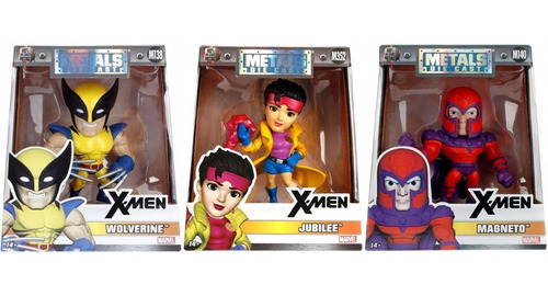 Metals Die Cast Marvel X-men Colección 3 Personajes