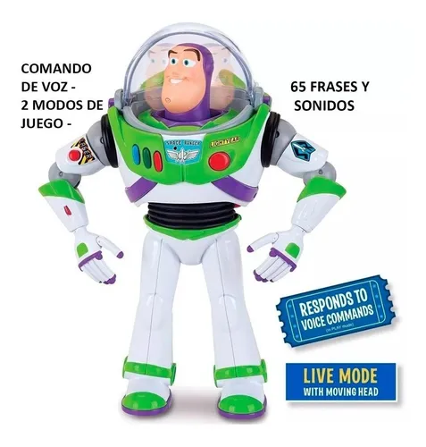 Toy Story 4 Animatronico Buzz Lightyear En Español Original