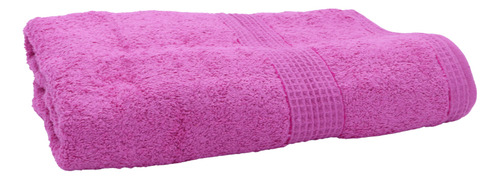 Juego 3 Toalla De Baño Grande Cuerpo Completo Algodón Suave Color Rosa Cuadros