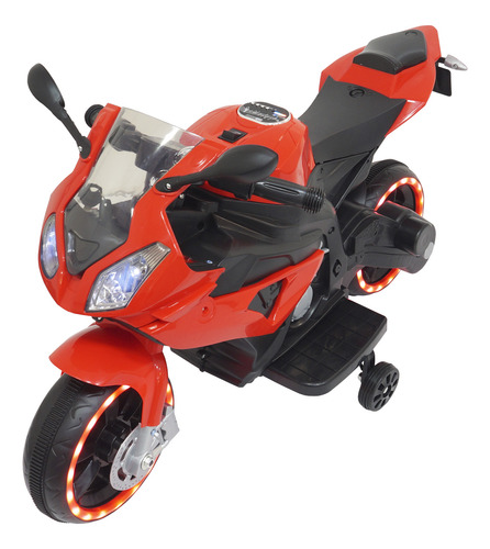 Mini Moto Elétrica Tricicl Infantil Criança Som Luz Vermelha
