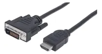 Comprar Cable Dvi A Hdmi 1.8m Manhattan Hdmi Dvi-d Macho-macho Negro