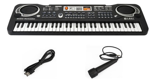 Imagen 9 de 10 de 61 Teclas De Órgano Electrónico Usb Teclado Digital Piano Mu