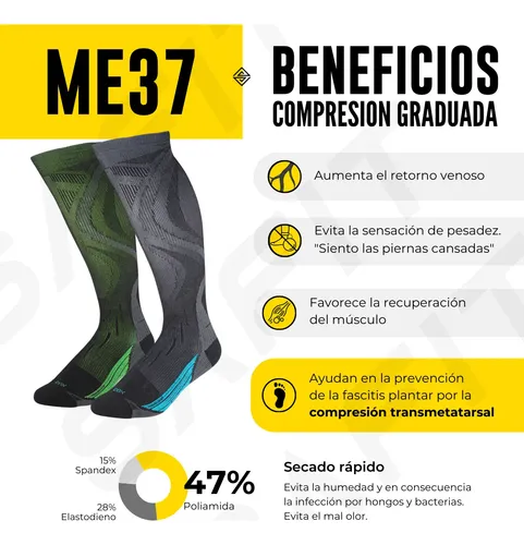 Medias Sox Compresión 15 20 Deportivas Running Trail