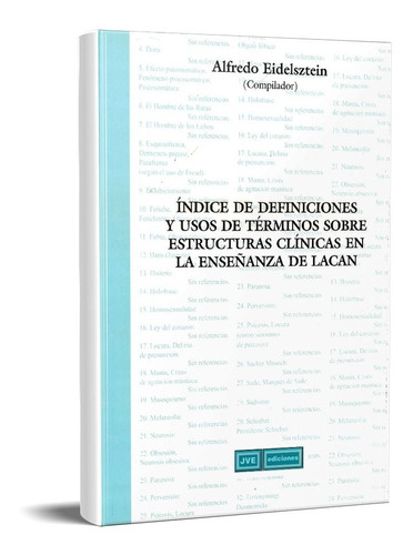 Indice De Deifiniciones  Términos Estructuras Clínicas (jve)