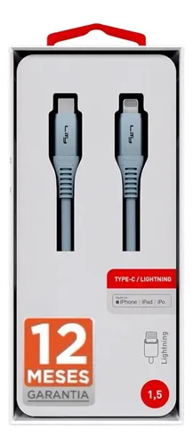 Cabo Usb Lightning 1.50m Turbo Para iPhone 14 13 12 11 X Xs iPhone 8 7 Pro, Pro Max, Plus, iPad Com Mfi Certificado Apple - Blindado - Premium - Plus Do Brasil