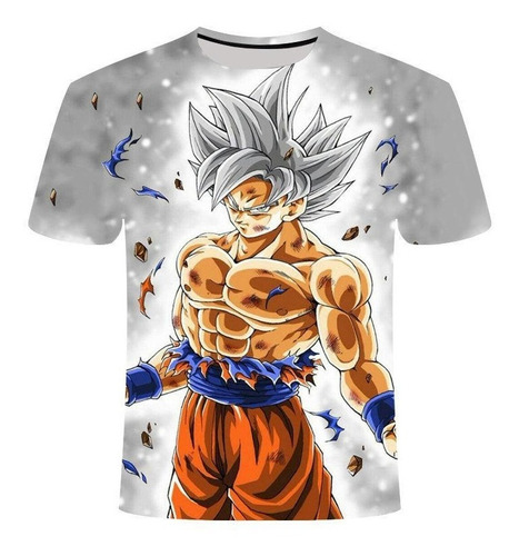 Poleras Dragon Ball Goku Manga Corta Variedades Exclusivas