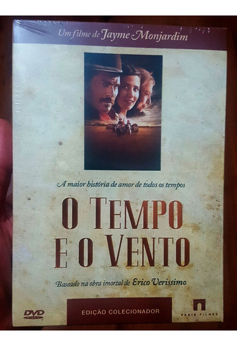 Dvd O Tempo E O Vento - Érico Verissimo + Dvd-brind