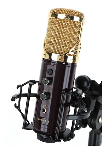 Microfono Condenser Usb Kurzweil Km 1u - Dorado