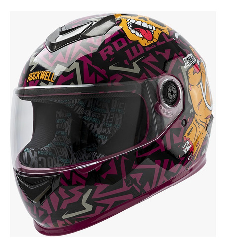 Casco Moto Rockwell Zombie 929 - Integral Abs En Teo Motos