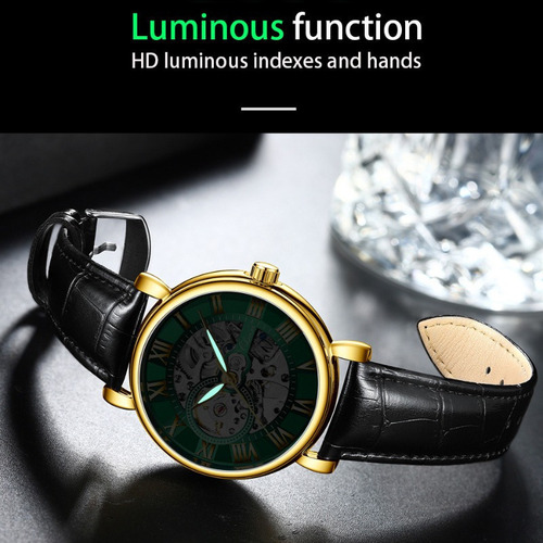Reloj Mecánico Chenxi Con Números Romanos Luminosos