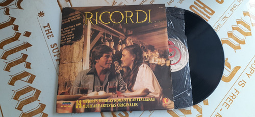 Ricordi 14 Mejores Musicas Romanticas Italianas 80 Vinilo Ex