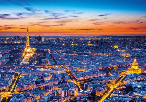 Rompecabezas Vista De Paris 1500pz
