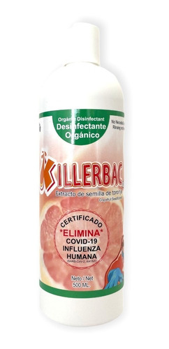 Desinfectante Orgánico De Toronja Killerbac Bote 500ml