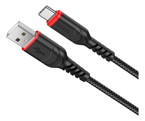 Cable Hoco X59 Victory Usb A A Usb Tipo C 2m Negro