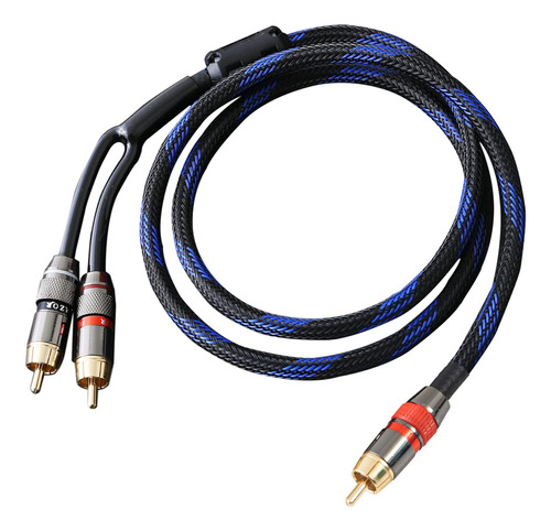 Cable De Subwoofer Rca A 2rca Diaianyfi Audiophile, 1 Rca Ma