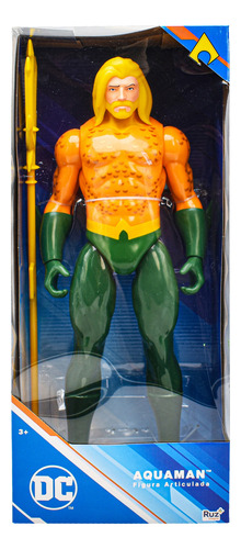 Dc Aquaman Con Tridente Figura Articulada 42cm Ruz Cd