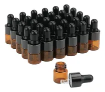 Comprar Frascos Cuentagotas De Vidrio Ámbar, Mini Frascos Vacíos De 