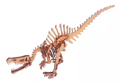 Brinquedo Quebra Cabeça 3d Dinossauro Tiranossauro Rex Mdf : :  Brinquedos e Jogos