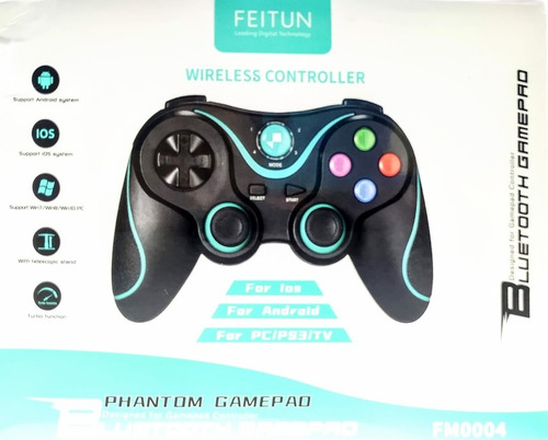 Imagem 1 de 1 de Controle Gamepad Tv Ios Pc Ps3 Android Jogos Todos Brasil A@